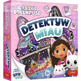 Gra planszowa rodzinna Detektyw Miau Koci domek Gabi Trefl 02695