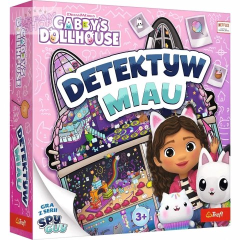 Gra planszowa rodzinna Detektyw Miau Koci domek Gabi Trefl 02695 Gra planszowa rodzinna Detektyw Miau Koci domek Gabi Trefl 02695