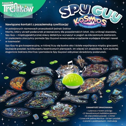 Gra planszowa rodzinna Spy Guy Kosmos Trefl 02818 Gra planszowa rodzinna Spy Guy Kosmos Trefl 02818