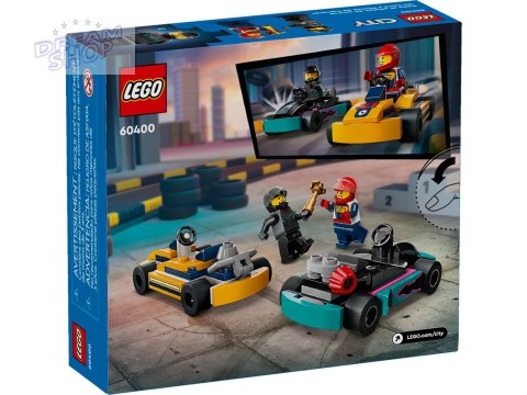 LEGO(R) CITY 60400 Gokarty i kierowcy wyścigowi LEGO(R) CITY 60400 Gokarty i kierowcy wyścigowi