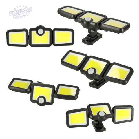 Lampa solarna LED 3w1 z czujnikiem ruchu zmierzchu Lampa solarna LED 3w1 z czujnikiem ruchu zmierzchu