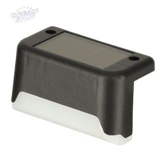 Lampa solarna schodowa ogrodowa zewnętrzna LED na schody czujnik zmierzchu 8 sztuk