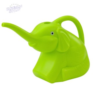 Mała Konewka Plastikowa Do Podlewania Dla Dzieci Słoń Zielony