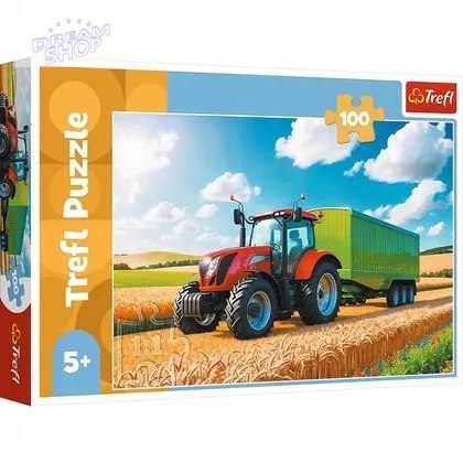Puzzle 100 Traktor z przyczepą TREFL /Trefl 16494 Puzzle 100 Traktor z przyczepą TREFL /Trefl 16494
