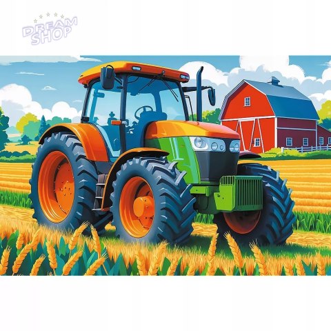 Puzzle 60 el. Pojazd rolnika traktor Trefl 16492 Puzzle 60 el. Pojazd rolnika traktor Trefl 16492