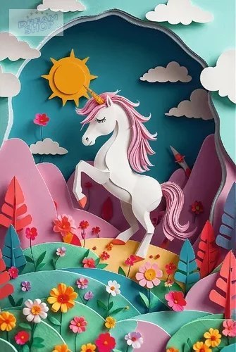 Puzzle z efektem 3D 160 el. 40-lecie Jednorożec Trefl 40047 Puzzle z efektem 3D 160 el. 40-lecie Jednorożec Trefl 40047