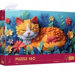 Puzzle z efektem 3D 160 el. 40-lecie Kotek Trefl 40049