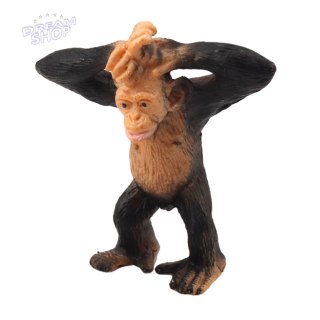 Zestaw Mini Figurki Dzikie Zwierzęta Szympans Żyrafa 6-9cm 4szt
