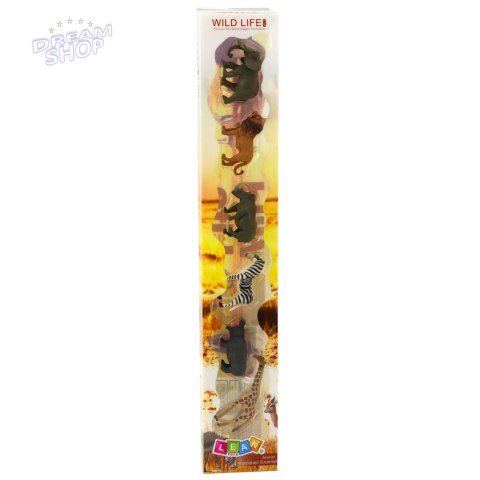Zestaw Mini Figurki Dzikie Zwierzęta Żyrafa Zebra Lew 6-8cm 6szt Zestaw Mini Figurki Dzikie Zwierzęta Żyrafa Zebra Lew 6-8cm 6szt