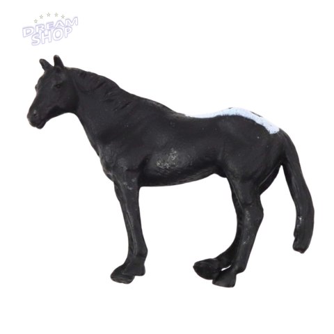 Zestaw Mini Figurki Konie Rasy Brązowy Czarny Szary 5-6cm 6szt Zestaw Mini Figurki Konie Rasy Brązowy Czarny Szary 5-6cm 6szt