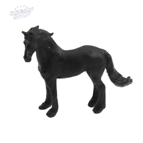 Zestaw Mini Figurki Konie Rasy Brązowy Czarny Szary 5-6cm 6szt Zestaw Mini Figurki Konie Rasy Brązowy Czarny Szary 5-6cm 6szt