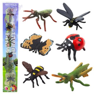 Zestaw Mini Figurki Owady Osa Modliszka Biedronka 4-6cm 6szt