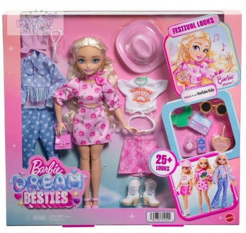 Barbie Dream Besties Malibu Festiwalowe stylizacje Barbie Dream Besties Malibu Festiwalowe stylizacje