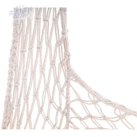HAMAK AŻUROWY FOTEL WISZĄCY 60x60x120CM Z PODUSZKĄ ECRU HAMAK AŻUROWY FOTEL WISZĄCY 60x60x120CM Z PODUSZKĄ ECRU
