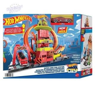 Hot Wheels City Remiza strażacka z superpętlą