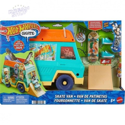 Hot Wheels Skate Van Pojazd Zestaw 2w1