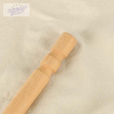 Krzesło brazylijskie z podnóżkiem leżak wiszący huśtawka 130cm beż Krzesło brazylijskie z podnóżkiem leżak wiszący huśtawka 130cm beż