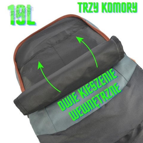 PLECAK TURYSTYCZNY 19L REDCLIFFS SZARY PLECAK TURYSTYCZNY 19L REDCLIFFS SZARY