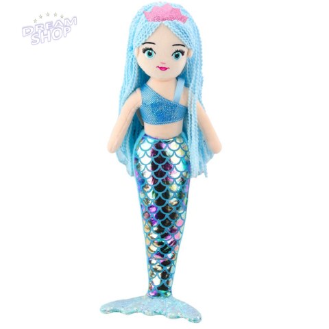 Pluszowa Syrenka Przytulanka Holograficzny Ogon Niebieska 48cm Pluszowa Syrenka Przytulanka Holograficzny Ogon Niebieska 48cm