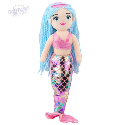 Pluszowa Syrenka Przytulanka Holograficzny Ogon Różowo-Niebieska 48cm Pluszowa Syrenka Przytulanka Holograficzny Ogon Różowo-Niebieska 48cm