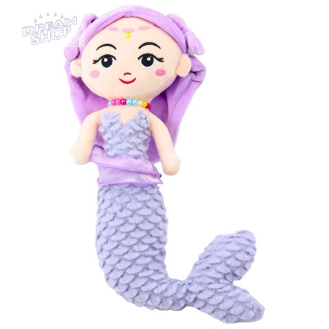 Pluszowa Syrenka z Koralami Przytulanka Fioletowa 32cm Pluszowa Syrenka z Koralami Przytulanka Fioletowa 32cm