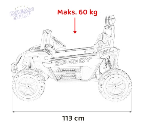 Pojazd Buggy SPEEDY 4x4 Czarny Pojazd Buggy SPEEDY 4x4 Czarny