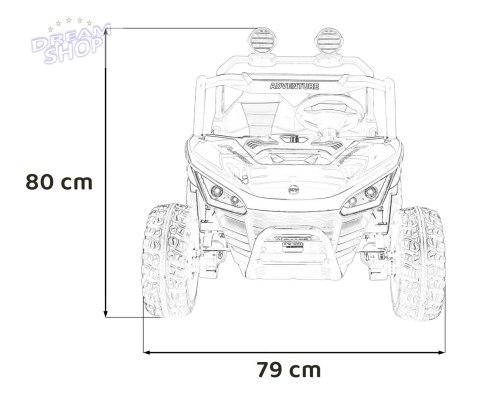 Pojazd Buggy SPEEDY 4x4 Czarny Pojazd Buggy SPEEDY 4x4 Czarny