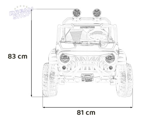 Pojazd Terenowy PASSION 4x4 Różowy Pojazd Terenowy PASSION 4x4 Różowy