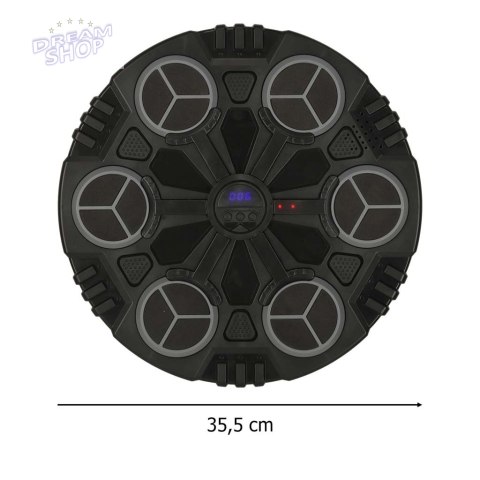 Tarcza bokserska treningowa na ścianę trenażer muzyka Bluetooth LED USB