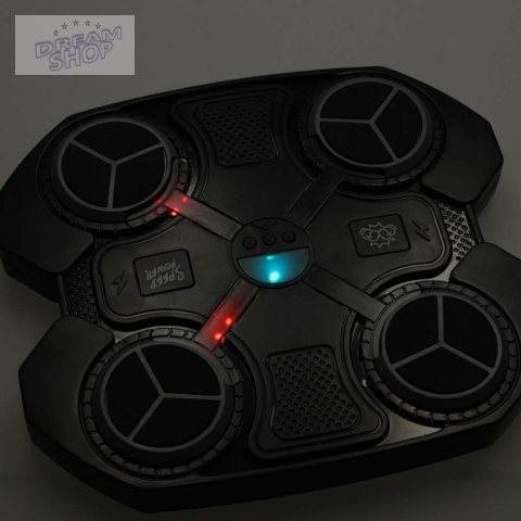 Tarcza bokserska treningowa na ścianę trenażer muzyka Bluetooth LED USB