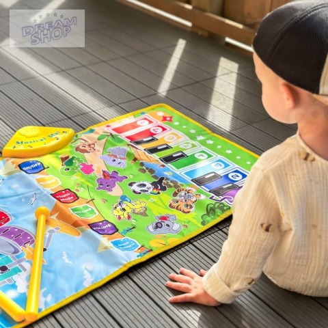 WOOPIE Mata Muzyczna Zwierzątka Interaktywne Pianino I Perkusja 2w1 WOOPIE Mata Muzyczna Zwierzątka Interaktywne Pianino I Perkusja 2w1