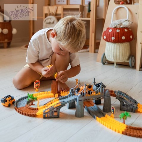 WOOPIE Tor Budowlany Zestaw Konstrukcyjny 174 Elementy WOOPIE Tor Budowlany Zestaw Konstrukcyjny 174 Elementy