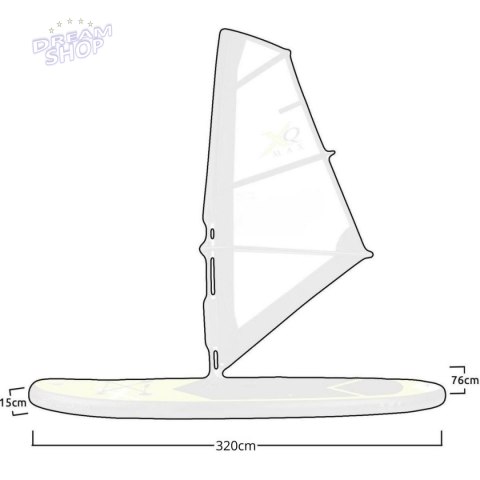 ZESTAW DESKA SUP 150KG DMUCHANA SURF 320x76x15CM Z ŻAGLEM BLUE ZESTAW DESKA SUP 150KG DMUCHANA SURF 320x76x15CM Z ŻAGLEM BLUE