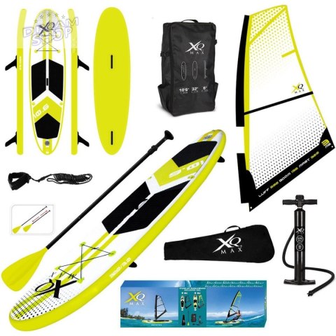 ZESTAW DESKA SUP 150KG DMUCHANA SURF 320x76x15CM Z ŻAGLEM ZESTAW DESKA SUP 150KG DMUCHANA SURF 320x76x15CM Z ŻAGLEM