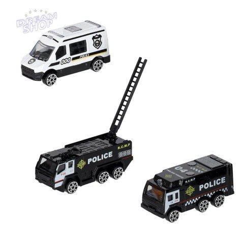 Zestaw Samolot policyjny transporter+ autka ZA3402