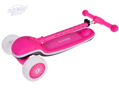 Balansowa hulajnoga SCOOTER 3-kołowa KOLOROWE ŚWIATEŁKA i MUZYKA SP0812 Balansowa hulajnoga SCOOTER 3-kołowa KOLOROWE ŚWIATEŁKA i MUZYKA SP0812