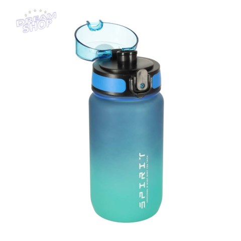 Butelka na wodę bidon z ustnikiem sportowy BPA FREE 600ml niebiesko-zielony