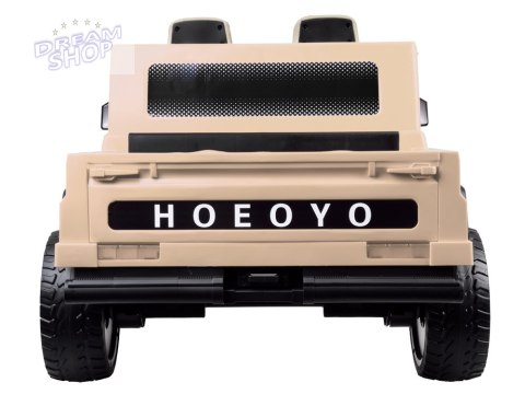 Duże auto PICKUP na akumulator elektryczne dla dzieci 2os 4x4 paka PA0329