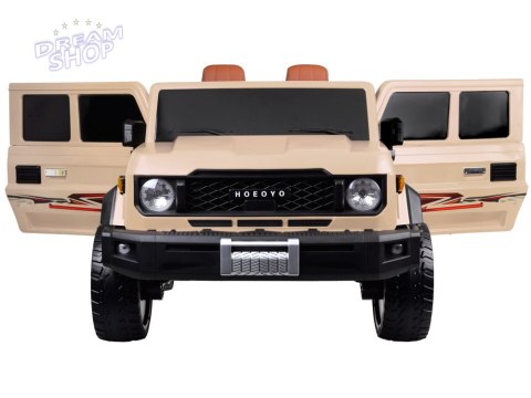Duże auto PICKUP na akumulator elektryczne dla dzieci 2os 4x4 paka PA0329