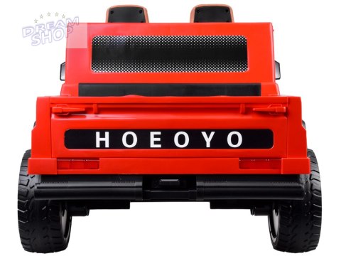 Duże auto PICKUP na akumulator elektryczne dla dzieci 2os 4x4 paka PA0329