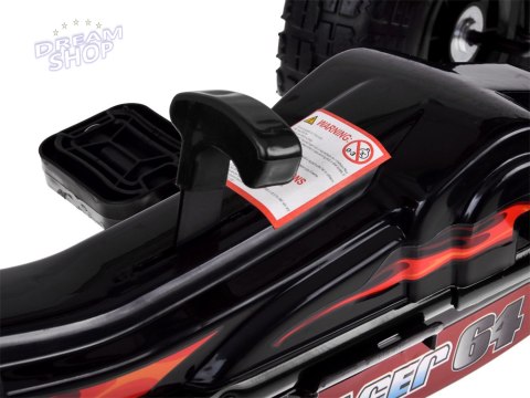Duży gokart na pedały regulowane siedzisko pompowane koła SP0839