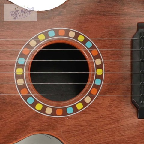 Gitara klasyczna dla dzieci drewniana 6 strun 18 cali 46,5cm
