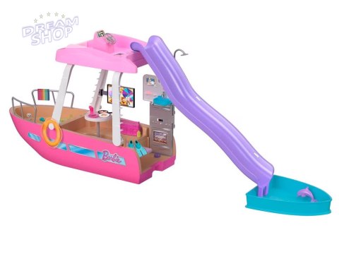 Mattel Barbie Motorówka dla lalek z TRANSFORMACJA WNĘTRZ + akcesoria ZA6042 Mattel Barbie Motorówka dla lalek z TRANSFORMACJA WNĘTRZ + akcesoria ZA6042
