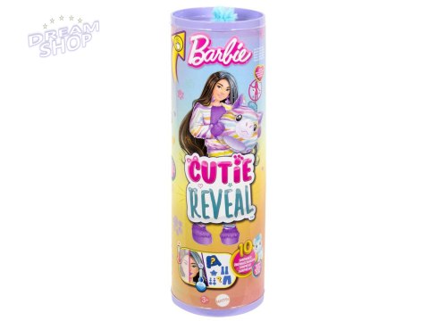 Mattel Barbie lalka Cutie Reveal Słodkie marzenia ZEBRA + akcesoria ZA6052