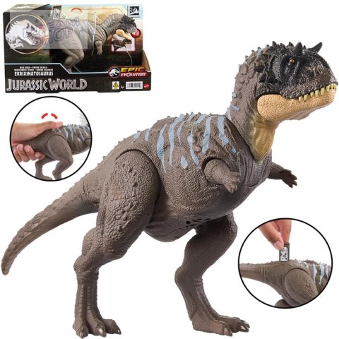 Mattel Dinozaur Ekrixinatosaurus Jurassic World figurka Dziki ryk ZA6054