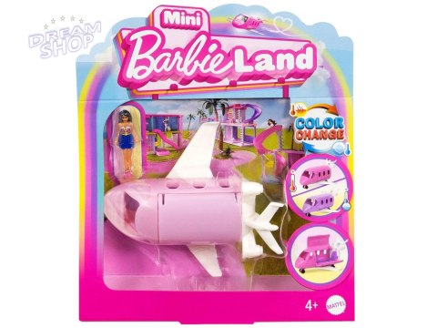 Mattel Mini Barbie Land Lalka pilotka + samolot ZA6038 A