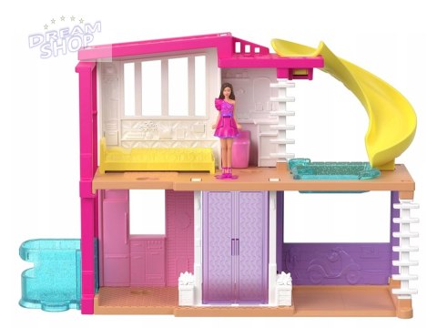Mattel Mini BarbieLand Domek dla lalek + lalka i pupil + akcesoria ZA6039