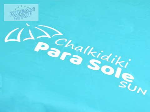 Parasol Plażowy Ogrodowy Chalkidiki Para SoleSun UPF50 240cm ŁAMANY SP0810