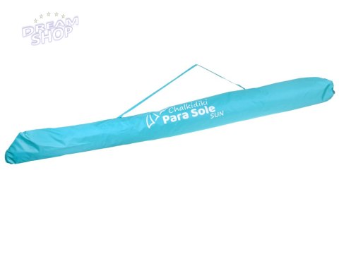 Parasol Plażowy Ogrodowy Chalkidiki Para SoleSun UPF50 240cm ŁAMANY SP0810