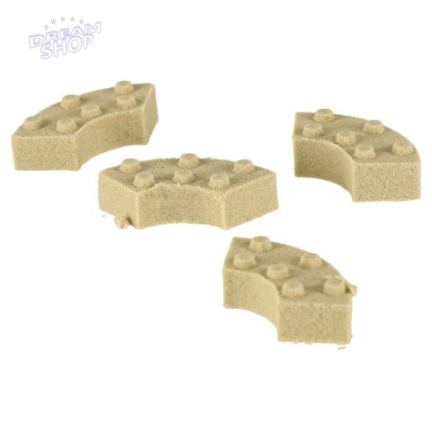Piasek dla dzieci 1100g zamek pojazdy foremki figurki zestaw kreatywny